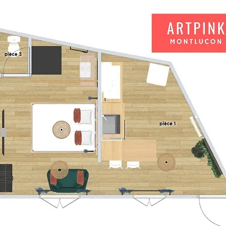 Artpink - Ideal Pros - Proche Commerces - Agathor Montlucon